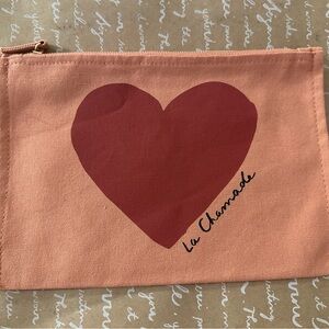 Sezane la chamade pouch makeup bag